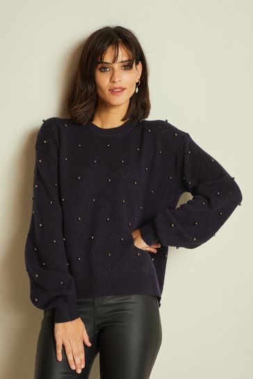 Pearl outlet embellished leggings