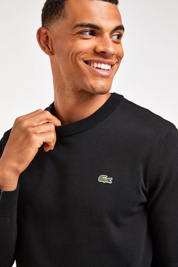 Buy Lacoste Crew Neck 100 Cotton Jersey Jumper from Next Bahrain