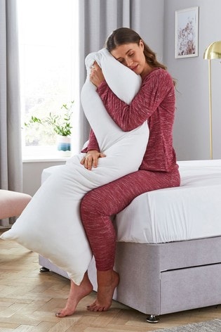 Silentnight Squishy Velvet Touch Body Support Pillow