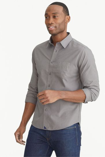 UNTUCKit Dark Grey Wrinkle-Free Slim Fit Sangiovese Shirt