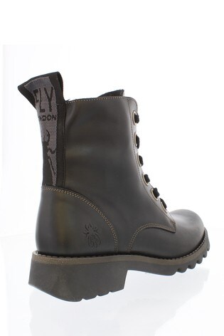 Lace up sales fly boots