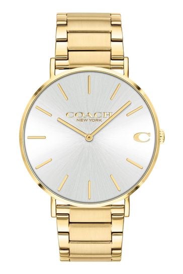 Coach Gold Charles Watch