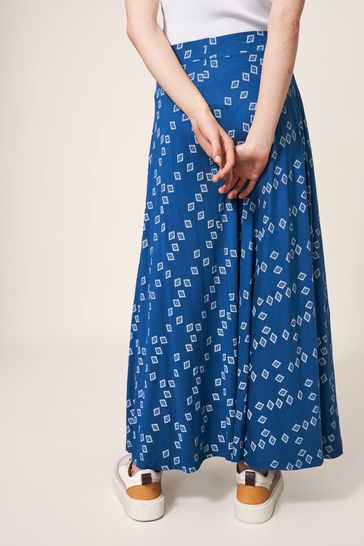 Buy White Stuff Blue Jada Jersey Maxi Skirt from Next Luxembourg