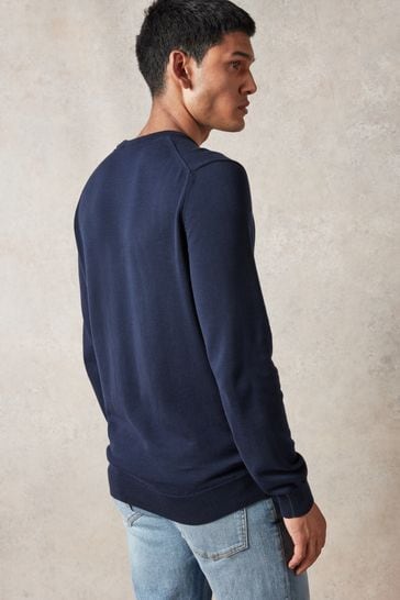 Buy Lacoste Crew Neck 100 Cotton Jersey Jumper from Next Bahrain
