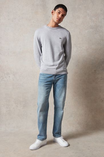 Lacoste Crew Neck 100 Cotton Jersey Jumper