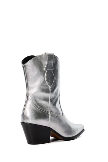 Dune silver boots outlet