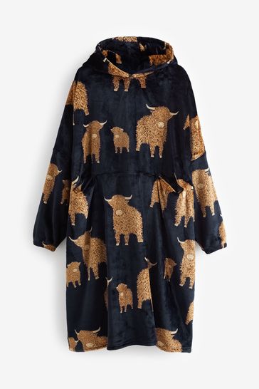 Cow blanket hoodie hot sale
