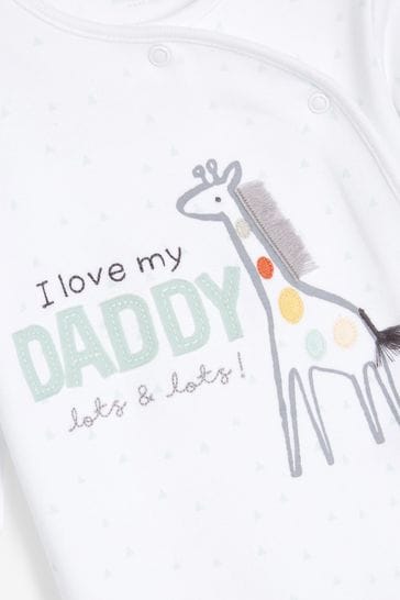 Buy Daddy Giraffe Single Baby Sleepsuit 0 18mths from Next