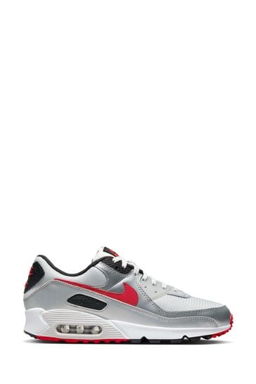 Air max on sale gray and red