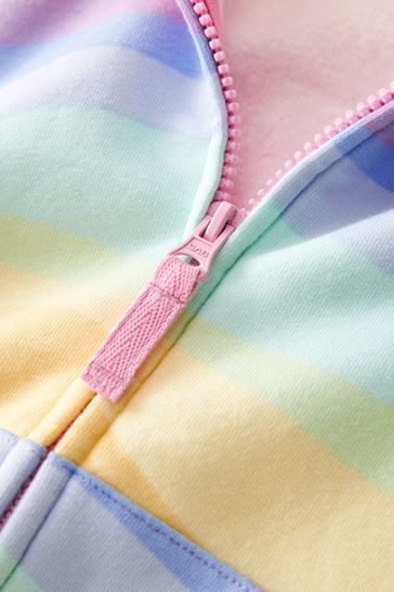 Buy Rainbow Zip Through Hoodie 3mths 7yrs from Next Luxembourg