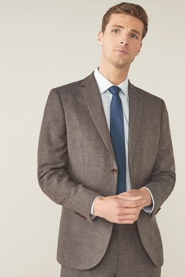 Slim Fit Joules Wool Linen Suit Jacket