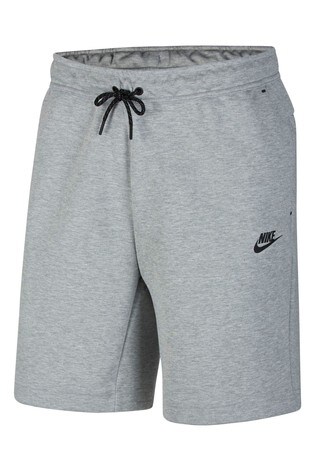 Grey nike sales tech fleece shorts