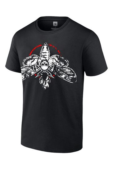 Buy Fanatics Bray Wyatt Moth Black T-Shirt from the Next UK online