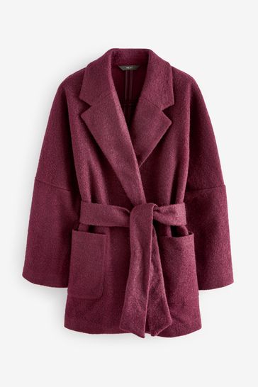 Madewell belted wrap coat online