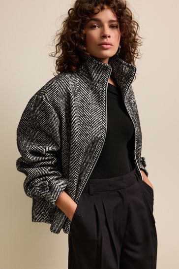 Laura ashley funnel neck coat sales