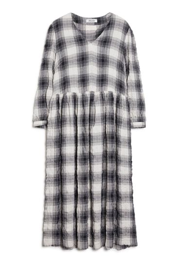 Buy Albaray Black Plaid Midi Dress from Next Luxembourg