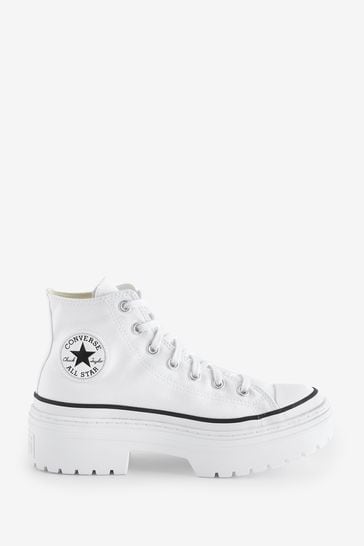Buy Converse White Chuck Taylor All Star Lugged Heel Canvas Trainers from Next France