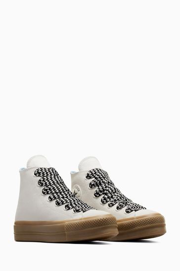 Buy Converse White Chuck Taylor All Star Lift 90s Suede High Top Trainers from Next France