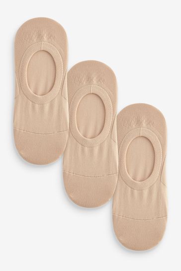 Nude Invisible Trainer Socks 3 Pack