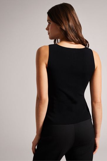 Black v neck hotsell tank top