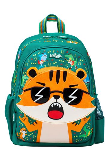 Smiggle Green Junior Lets Play Character Backpack