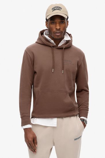 Superdry Nutmeg Spice 100 Cotton Core Logo City Hoodie