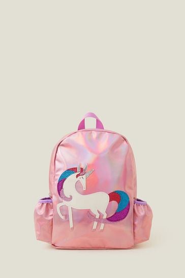 Accessorize Pink Girls Unicorn Backpack