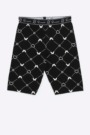River island black cycling shorts hotsell