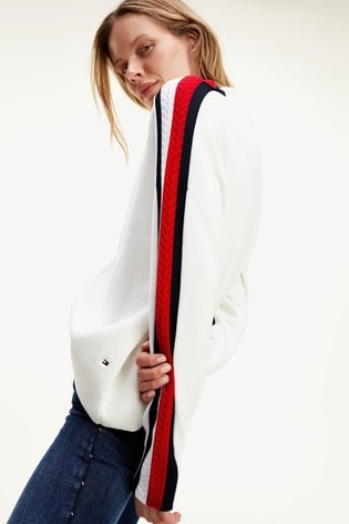 tommy hilfiger mock neck sweater