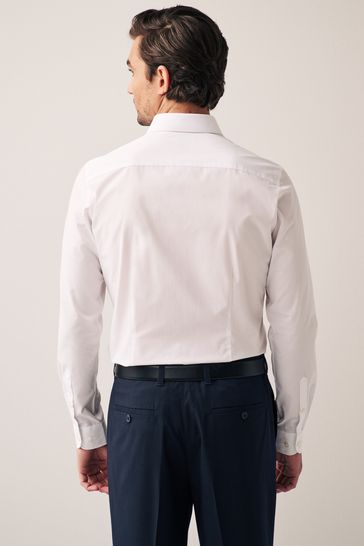 White skinny shirt discount