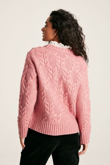 Joules cable knit jumper online