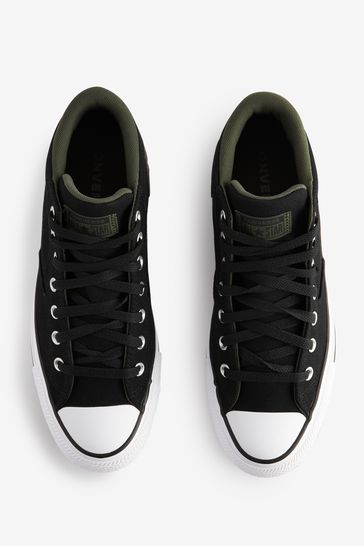 Converse Black Green Chuck Taylor Malden Street Trainers