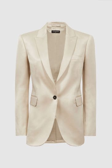 Reiss cream outlet blazer