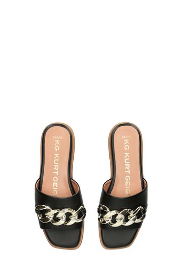 Buy Kurt Geiger London Raven Black Sandals from Next Israel