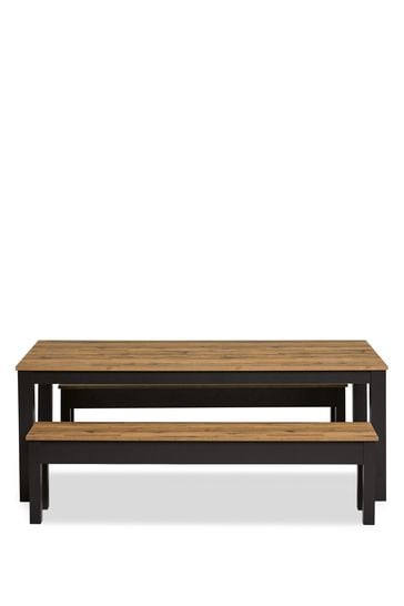 Next bronx table and bench set clearance