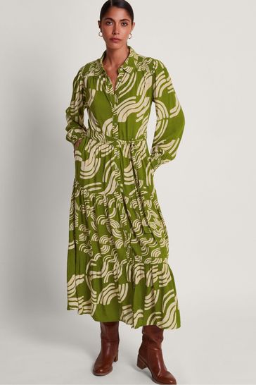 Green shirt dress clearance uk