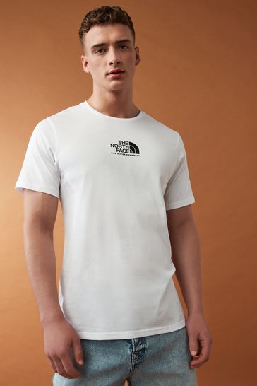 North face white t shirt 2025