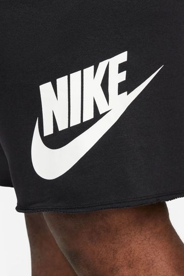 Buy Nike Black Club Alumni French Terry Shorts from Next Denmark