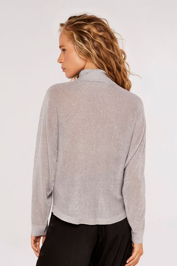 Batwing roll neck jumper top