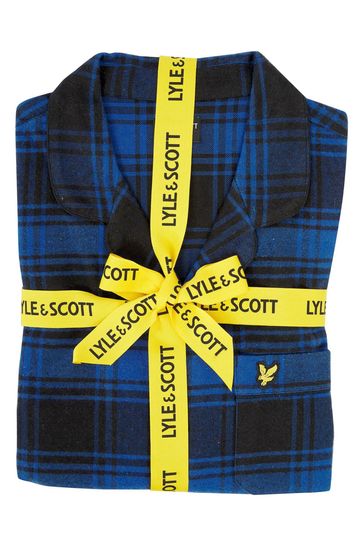 Buy Lyle Scott Julian Blue Pyjama Set from Next Luxembourg