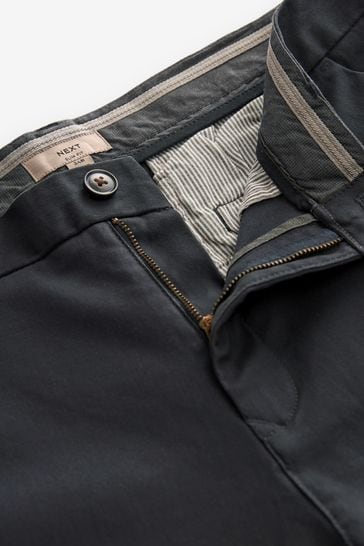 Buy Grey Charcoal Slim Fit Stretch Chinos Trousers from Next USA