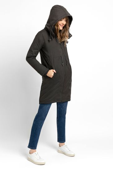 Buy JoJo Maman Bébé Charcoal 2-in-1 Padded Maternity Parka from Next  Luxembourg