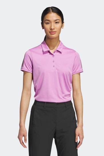 Purple adidas golf shirt new arrivals