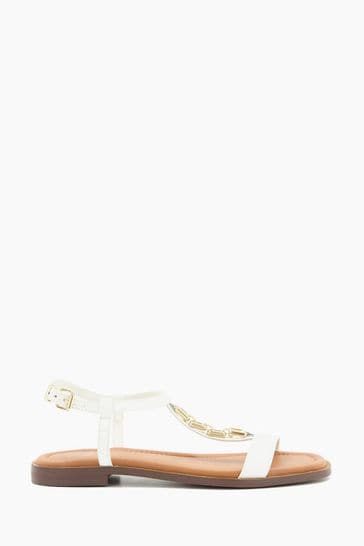 Dune flat sandals uk sales