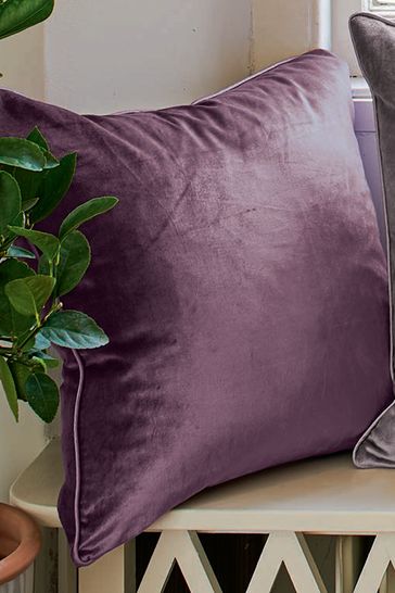Buy Laura Ashley Grape Purple Nigella Feather Cushion from Next Ireland