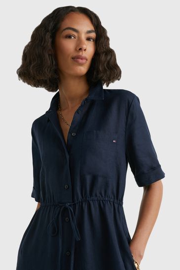 Tommy hilfiger 2025 linen dress