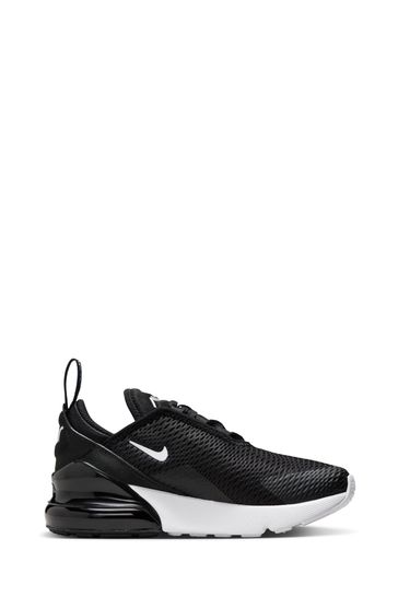 Buy Nike White Black Air Max 270 Junior Trainers from Next Croatia