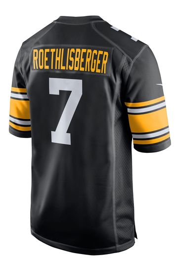 Nike Black NFL Pittsburgh Steelers Alternate Game Jersey Ben Roethlisberger