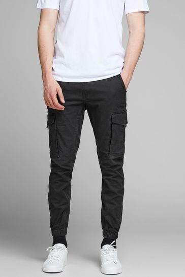 JACK & JONES Black Cargos