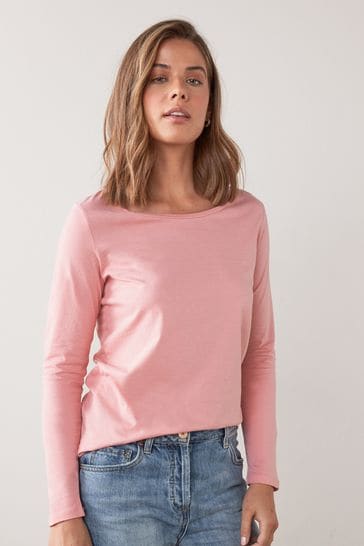 Blush Pink Long Sleeve Top